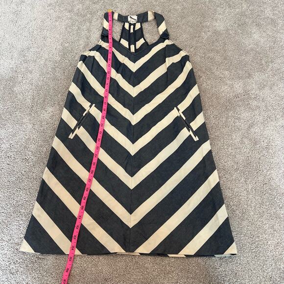 Anthropologie Postage Stamp Women's Sleeveless Linen Sundress Size 2 - Picture 4 of 8